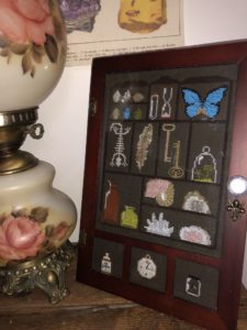 cabinet of curiosities cross stitch